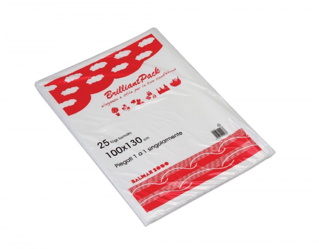 FOGLI CELLOPHANE BRILLIANTPACK 100X130 25 FG. 100501124