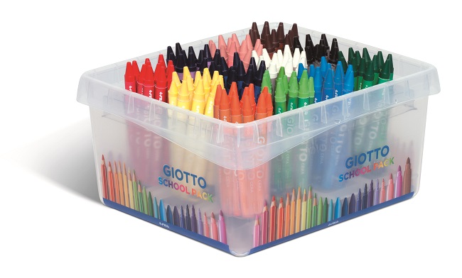 PASTELLI CERA GIOTTO SCHOOLPACK 144 PZ. 524300
