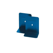 REGGILIBRI IN METALLO COPPIA COLORE BLU 088-BL