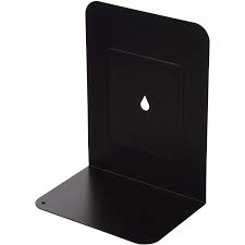 REGGILIBRI IN METALLO COPPIA COLORE NERO 088-N
