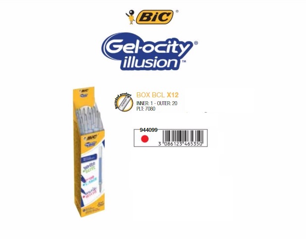 REFIL PENNA CANCELLABILE GEL-OCITY ROSSO 12 PZ. 944099