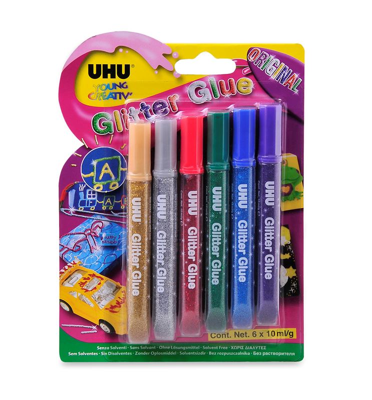 COLLA GLITTER ORIGINAL 10ML 6PZ 39086