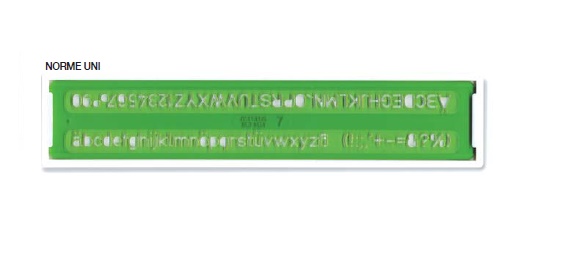 NORMOGRAFO NORME N.8 UNI SS 3008