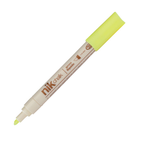 PENNARELLO MARCATORE A GESSO GIALLO 1-4MM 20NIK168