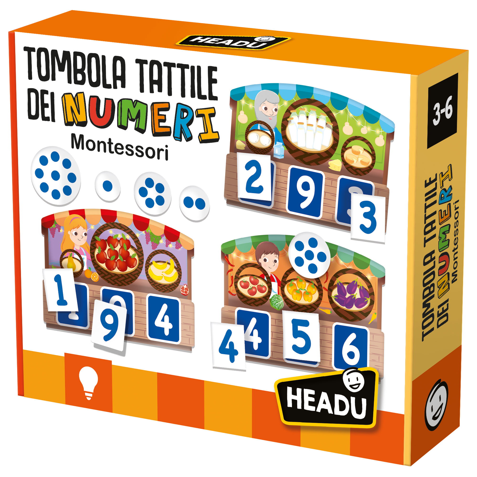 TOMBOLA TATTILE MONTESSORI DEI NUMERI IT20249