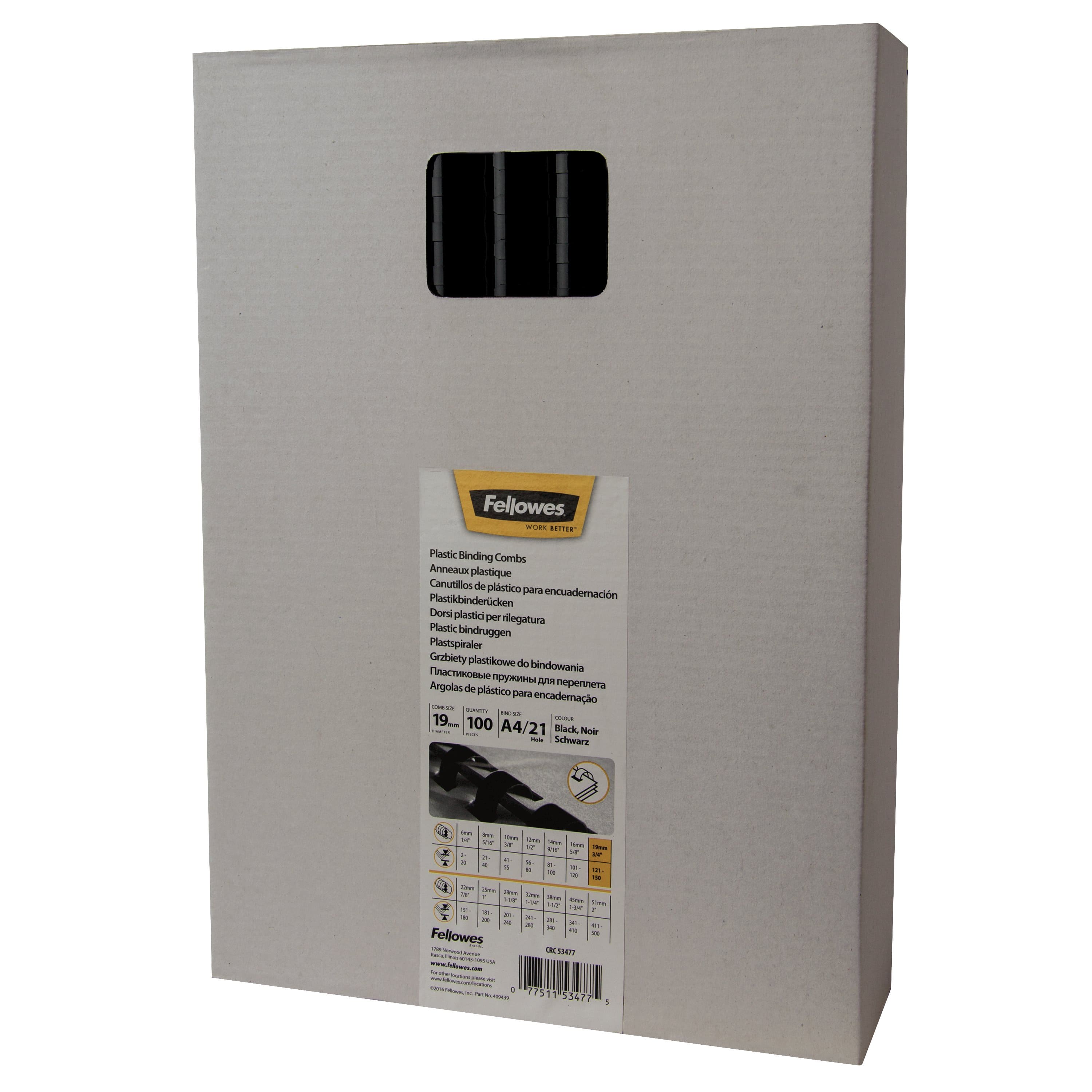 DORSI PLASTICI 19 MM NERO 100 PZ 5347705