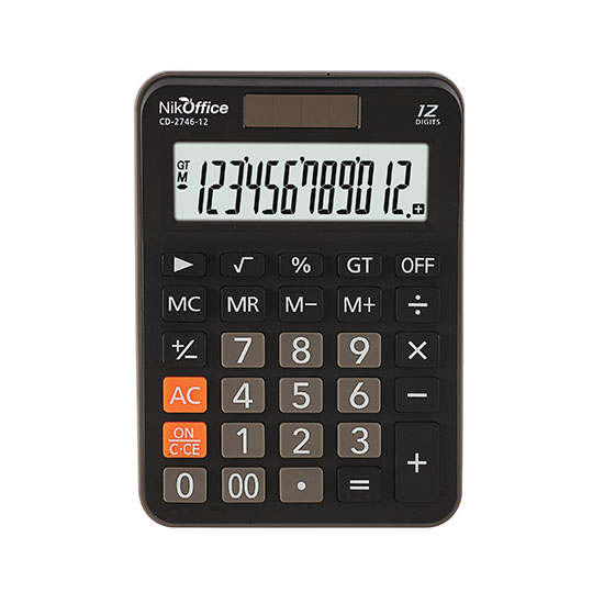 CALCOLATRICE 12 DIGIT CD-2746 08NIK103