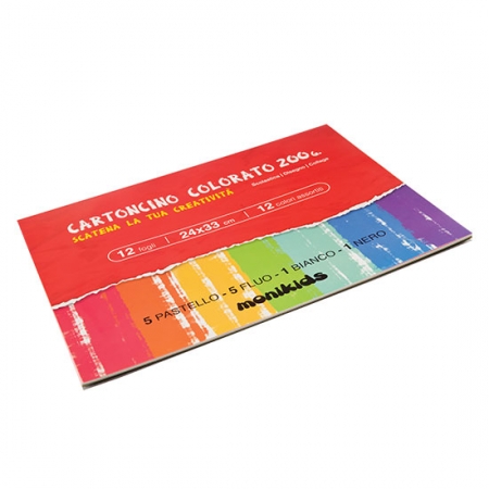 BLOCCHI DI CARTA 33X48 COLORI ASSORTITI 23NIK169