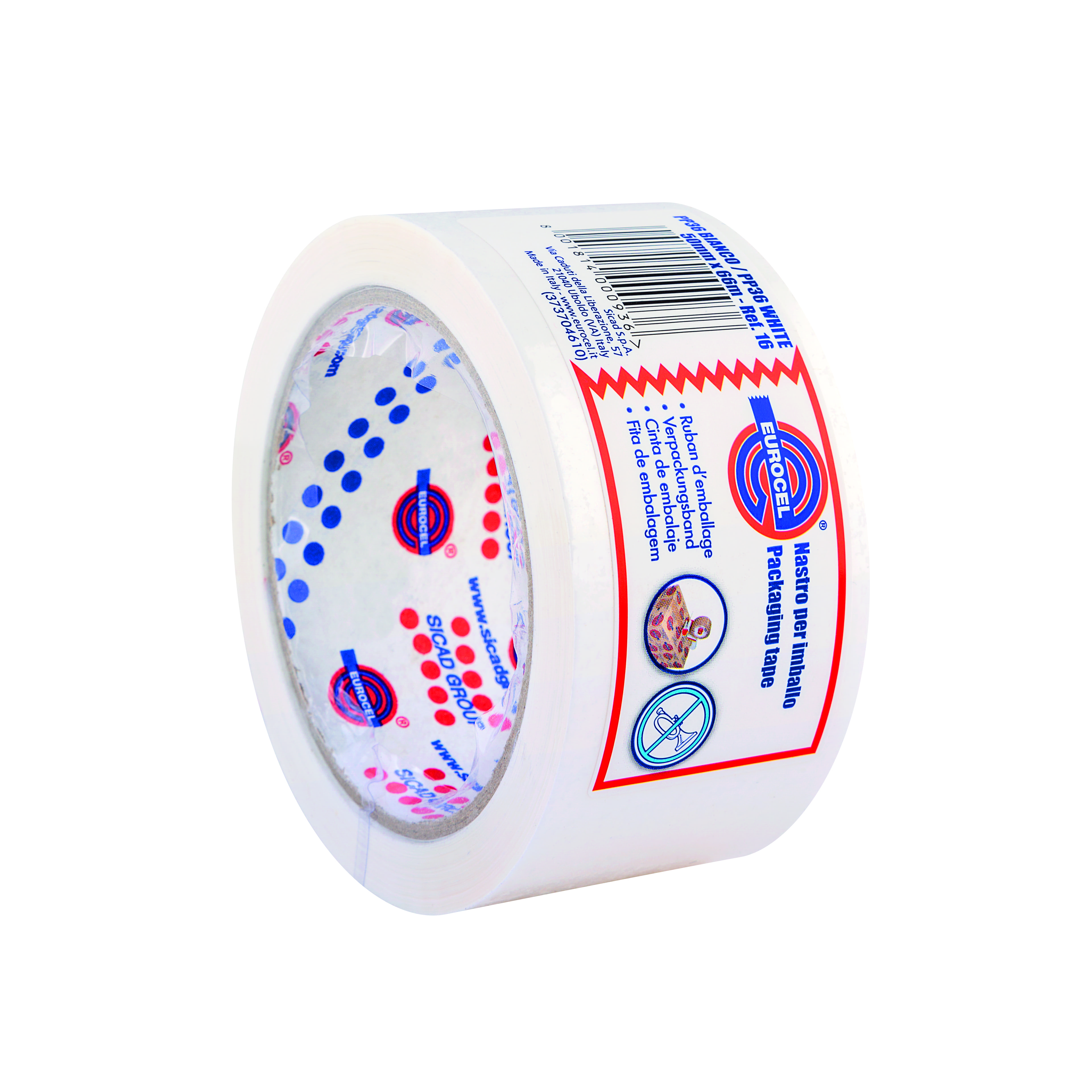 NASTRO ADESIVO EURO PP 36NN BIANCO 50X66 006455366