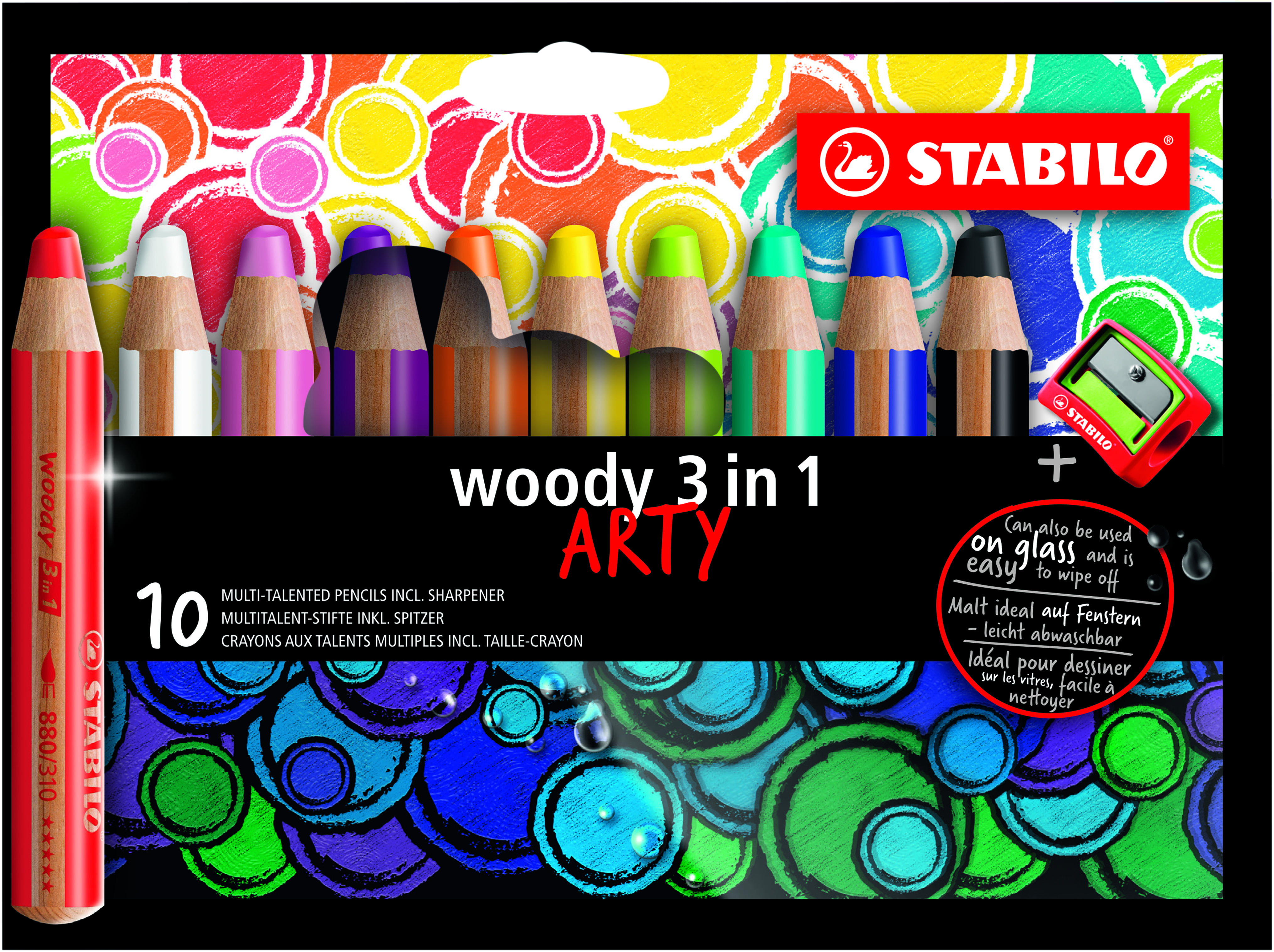 PASTELLI A CERA WOODY ARTY 10PZ 880/10-1-20