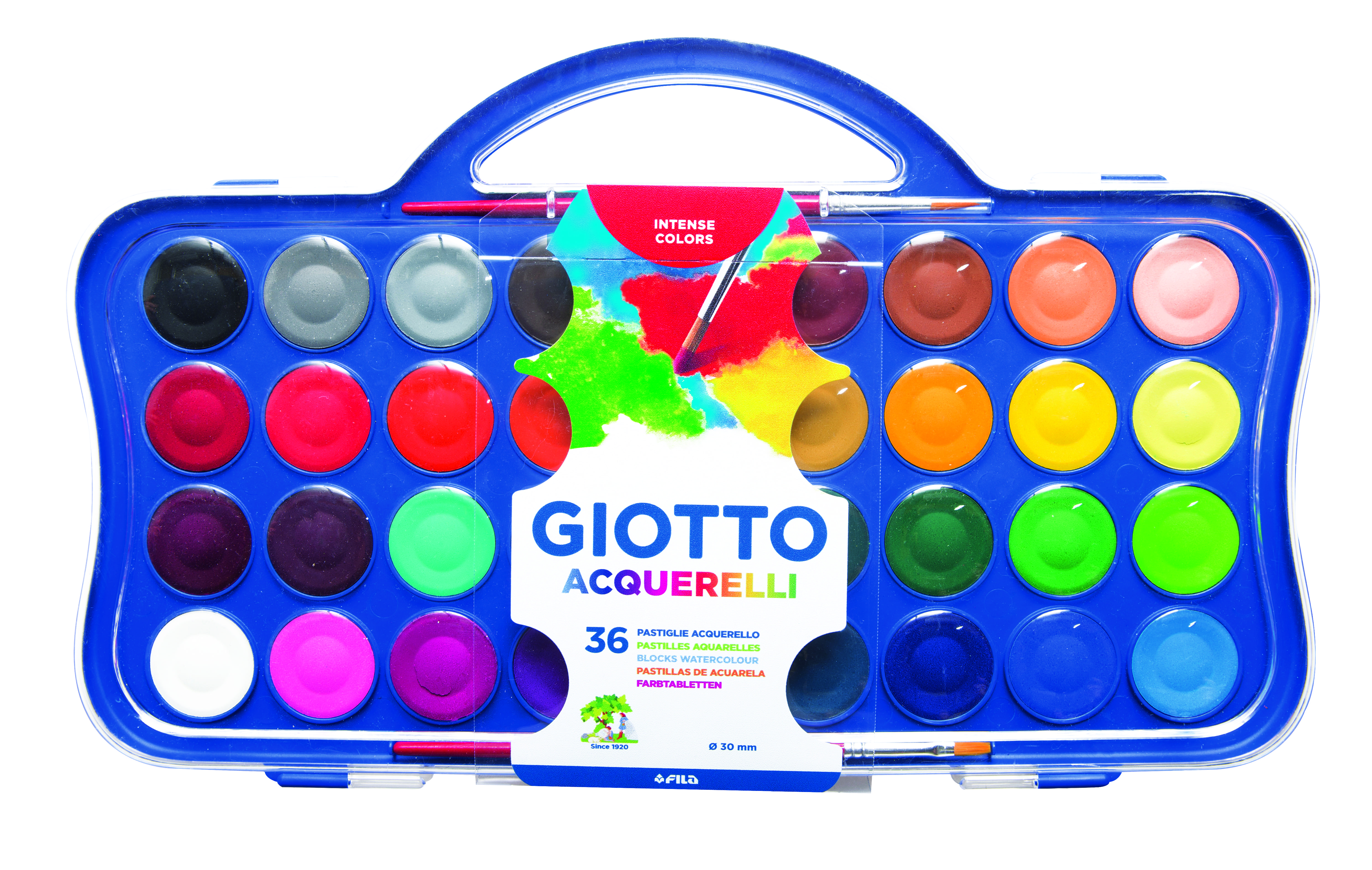 ACQUERELLI GIOTTO 30 MM. 36PZ. F353600