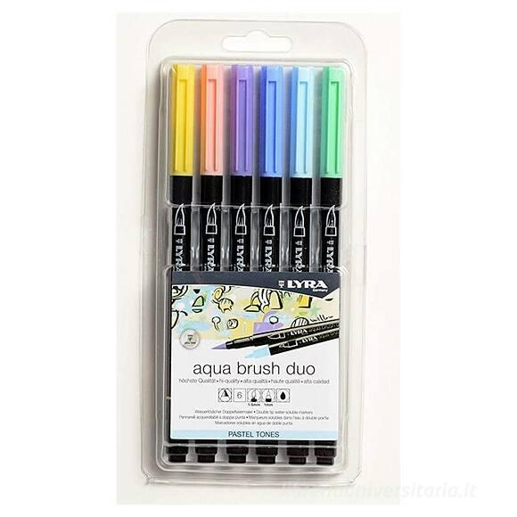 PENNARELLO DUO BRUSH LYRA SET PASTEL 6PZ L6521061