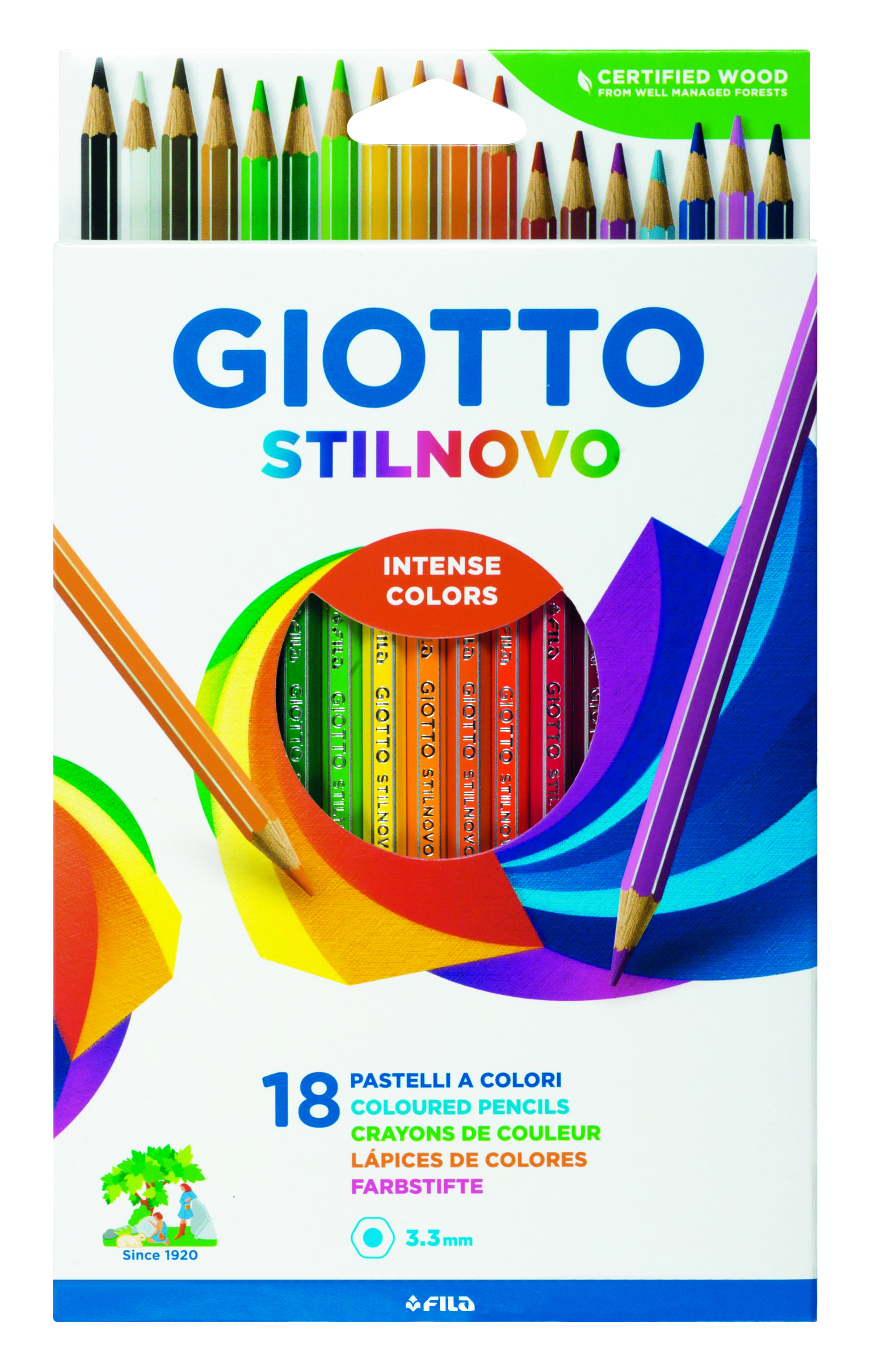 PASTELLI GIOTTO STILNOVO 18 PZ. F278200