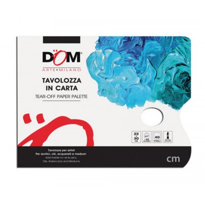 TAVOLOZZA IN CARTA RETTANGOLARE 30X40 60GR 40FG 10468