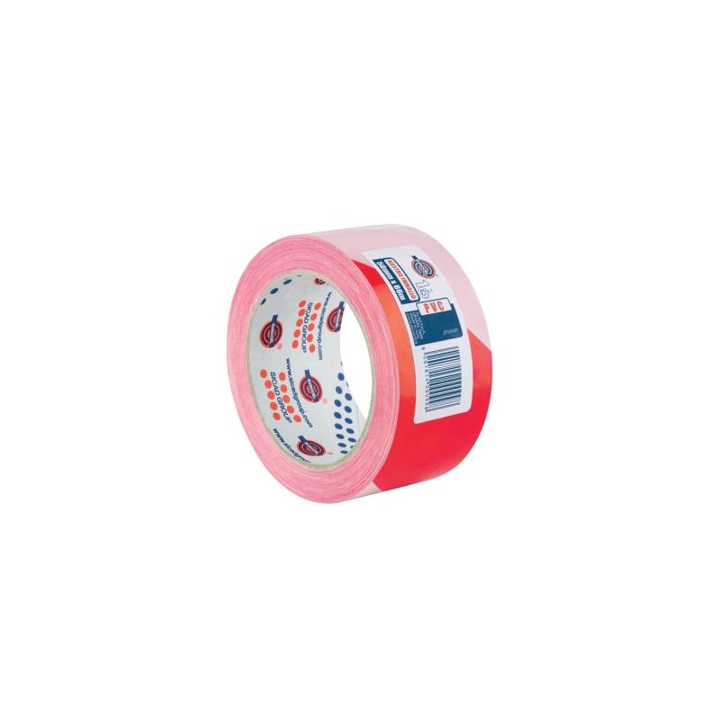 NASTRO ADESIVO 50X66 BIANCO E ROSSO 1000000392