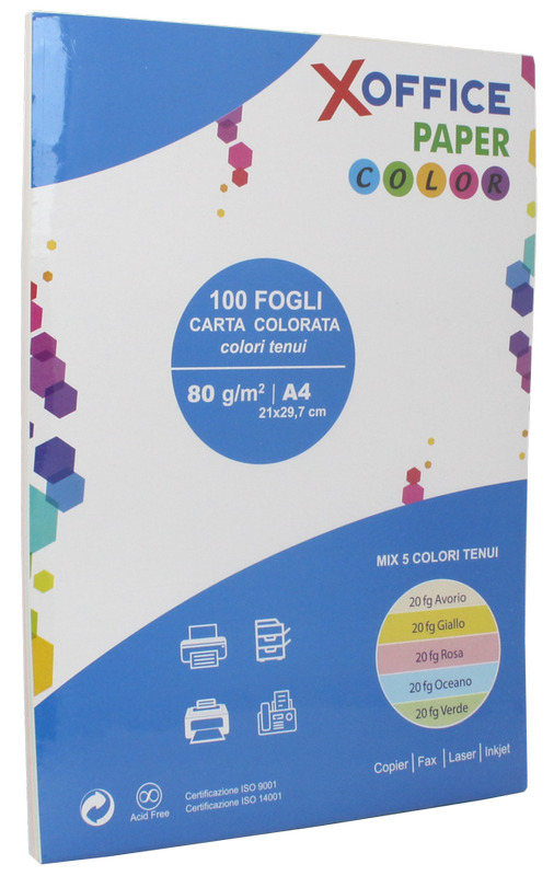 CARTA PER FOTOCOPIE A4 100FG TENUI 59602