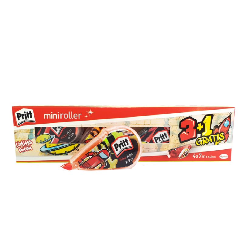 CORRETTORE PRITT MINI ROLLER 4,2MMX7M 3+1 2624528