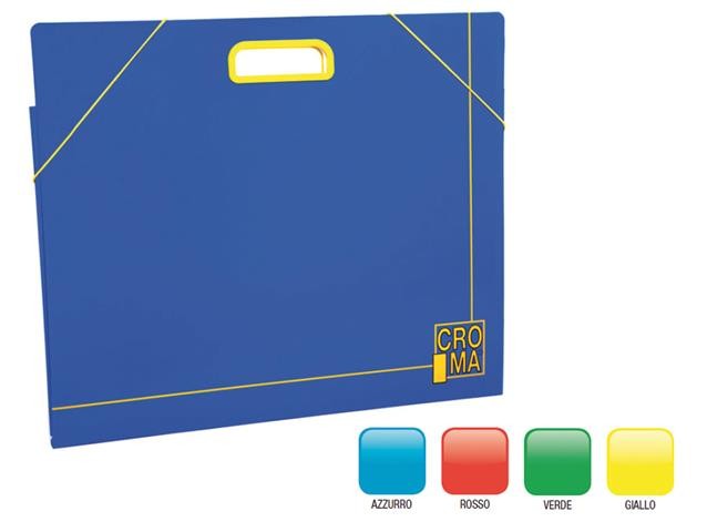 CARTELLINA PORTADISEGNI 35X50 C/MANIGLIA D50 CROMA