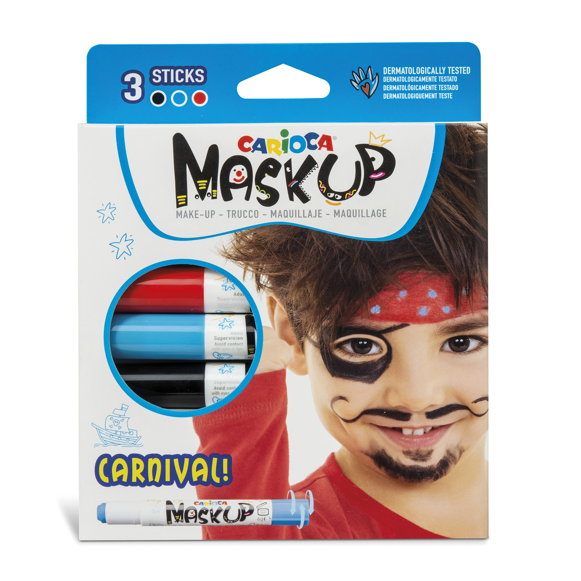 CARIOCA MASKUP CARNIVAL 3PZ 43050