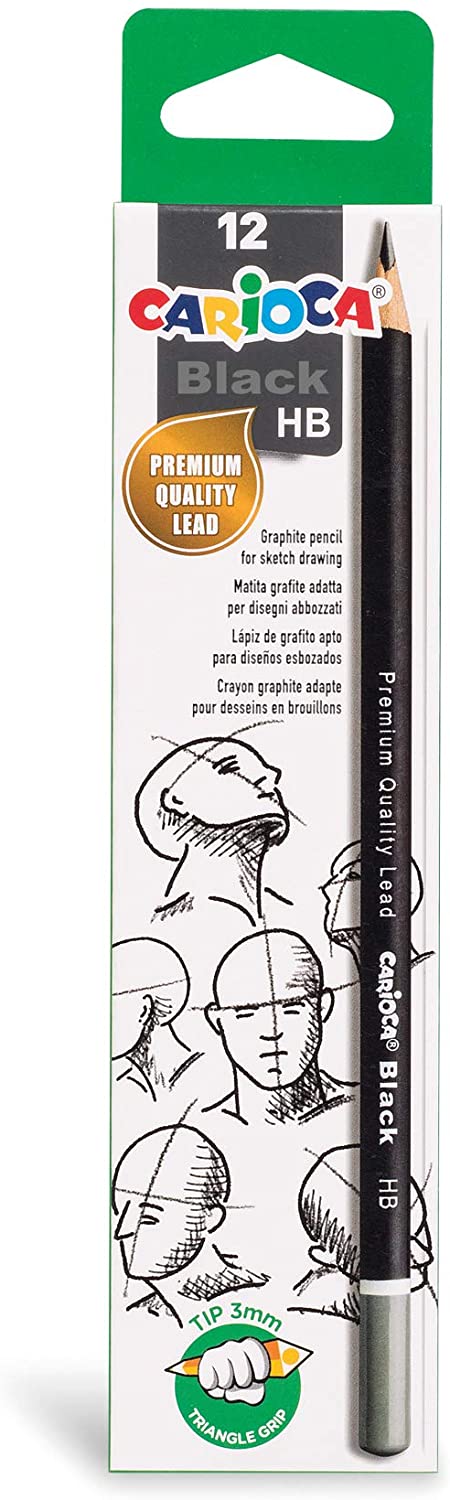 CARIOCA MATITE BLACK HB 12PZ 42946