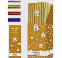 ROTOLO METAL UNICOLOR CM 70X1 MT ORO 80914-0001