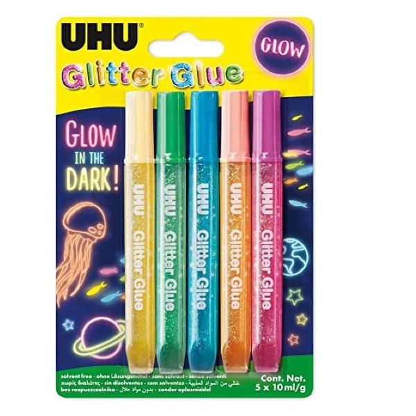 COLLA GLITTER GLOW 10ML 5PZ D1654