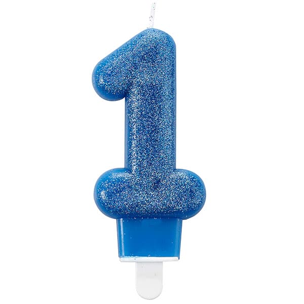 CANDELA GLITTERATA NUMERO "1" 7AM9900762