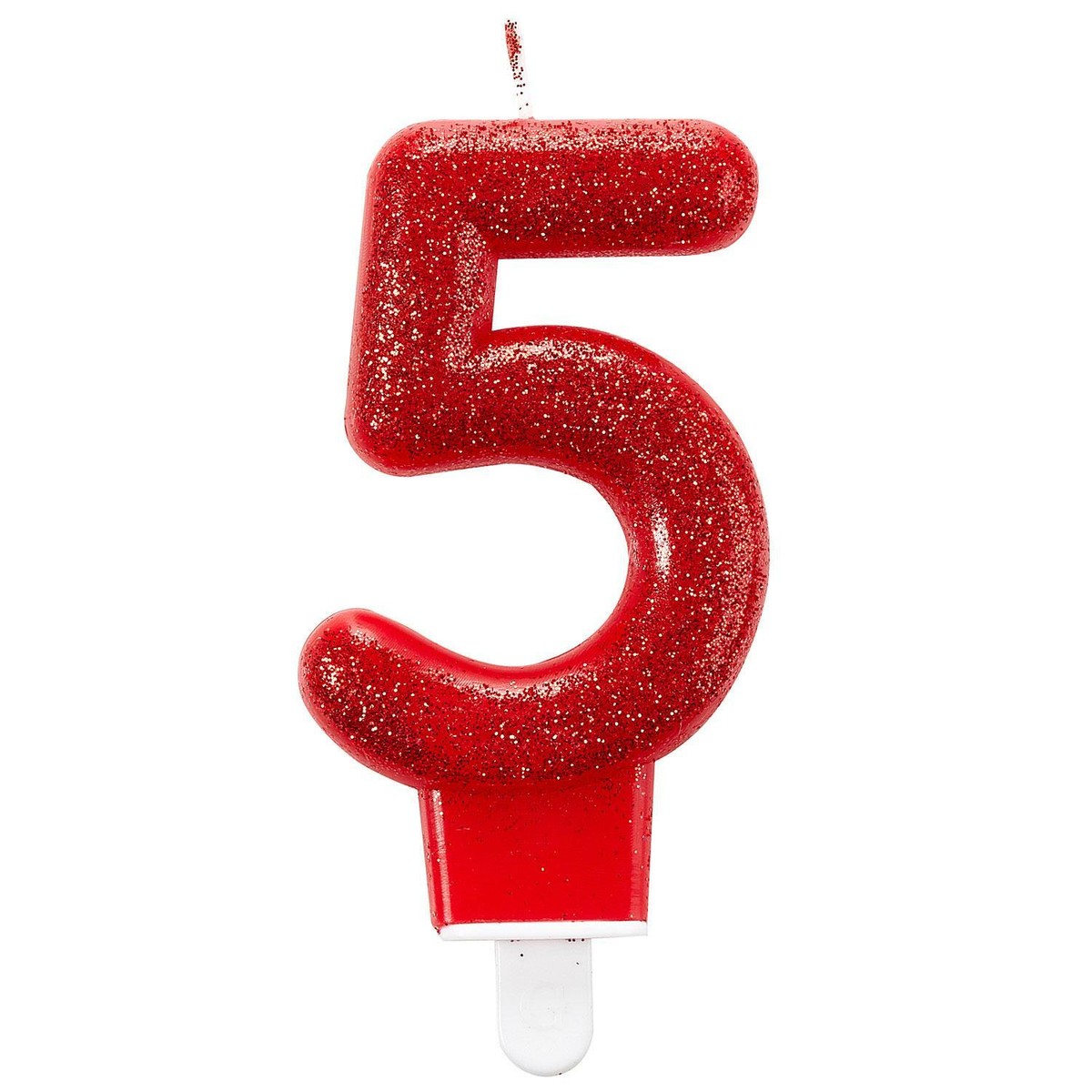 CANDELA GLITTERATA NUMERO "5" 7AM9900766