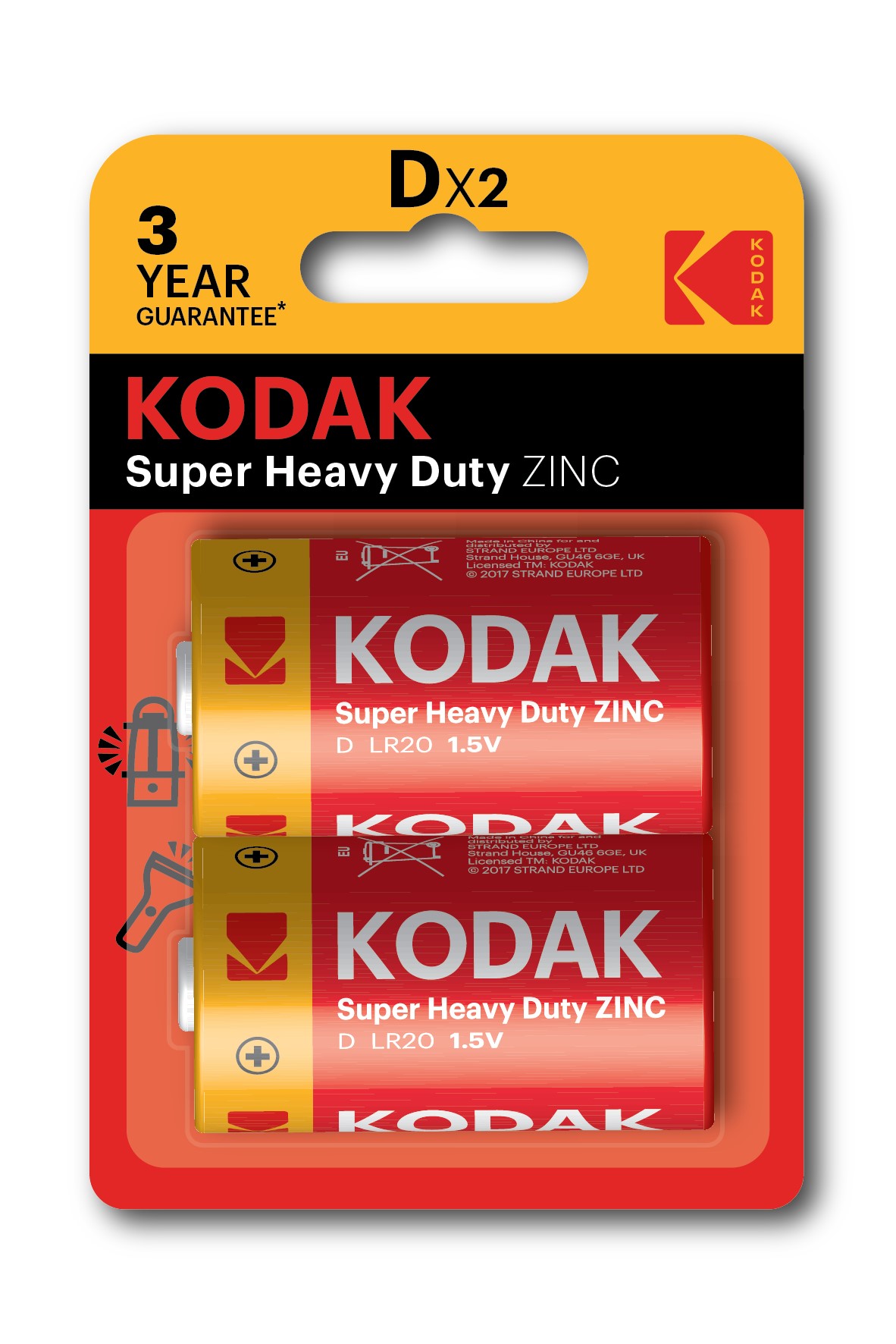 BATTERIA KODAK TORCIA ALTA POTENZA KB4000