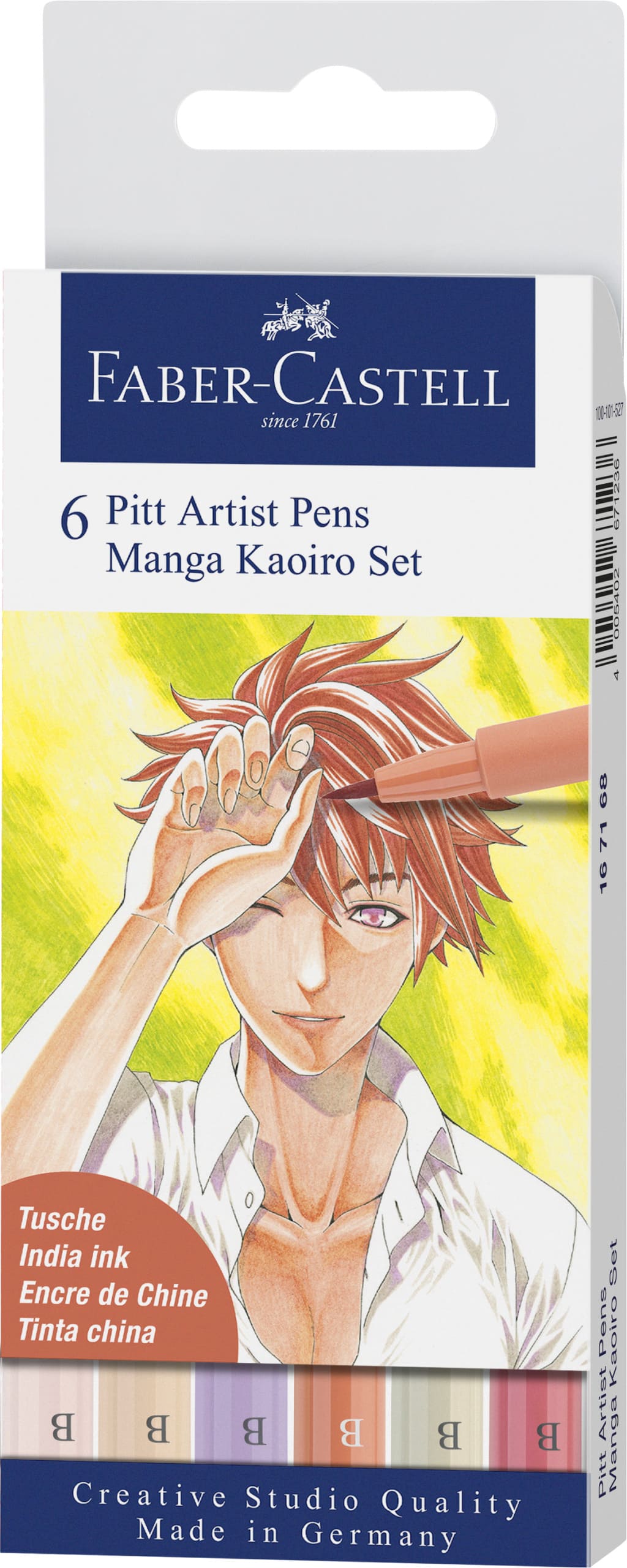 PENNA PITT ARTIST PEN MANGA KAOIRO 6PZ 167168