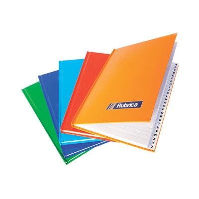 RUBRICA COLORI ASSORTITI A5 200FG 30NIK065