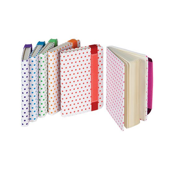 TACCUINO POIS 9X14 COLORI ASSORTITI 37NIK086