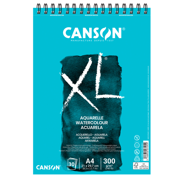 ALBUM CANXL ACQUERELLO 300GR 30FG A4 C400039170