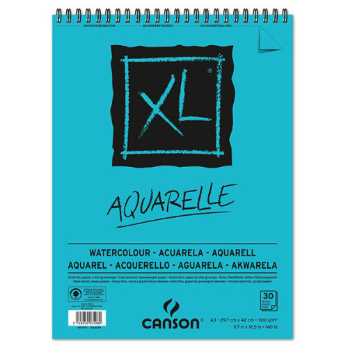 ALBUM CANXL ACQUERELLO 300GR 30FG A3 C400039171
