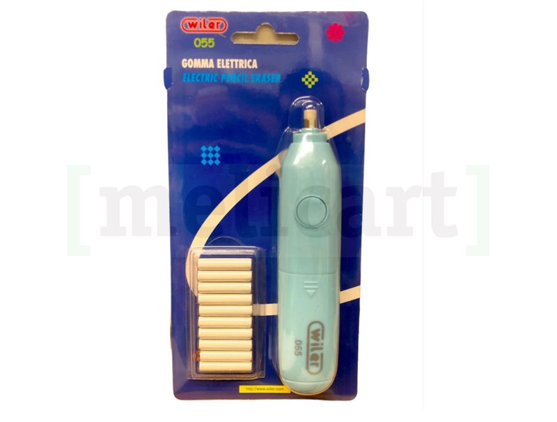GOMMA ELETTRICA CON 10 REFILL 055
