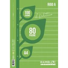 RICAMBI RAMBLOC DIDATTICO 100GR RIG. A A4 90524386
