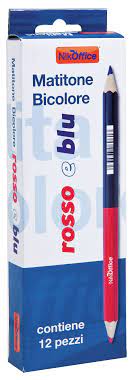 MATITE BICOLORE ROSSO/BLU NIK OFFICE 32NIK023