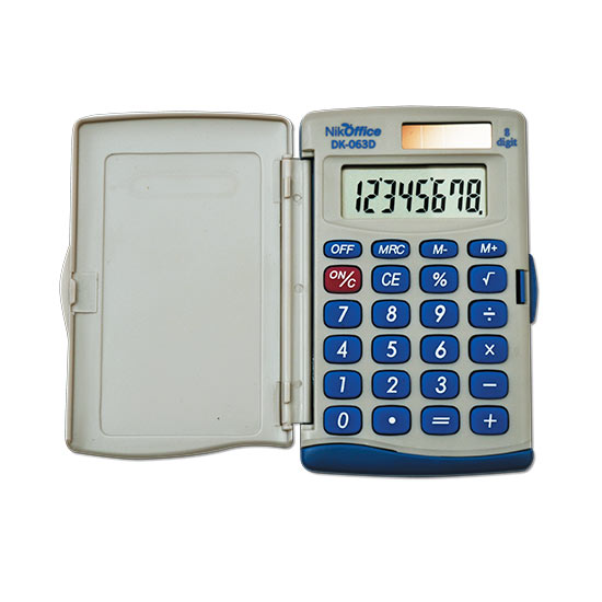 CALCOLATRICE 8 DIGITS DK-063 08NIK015