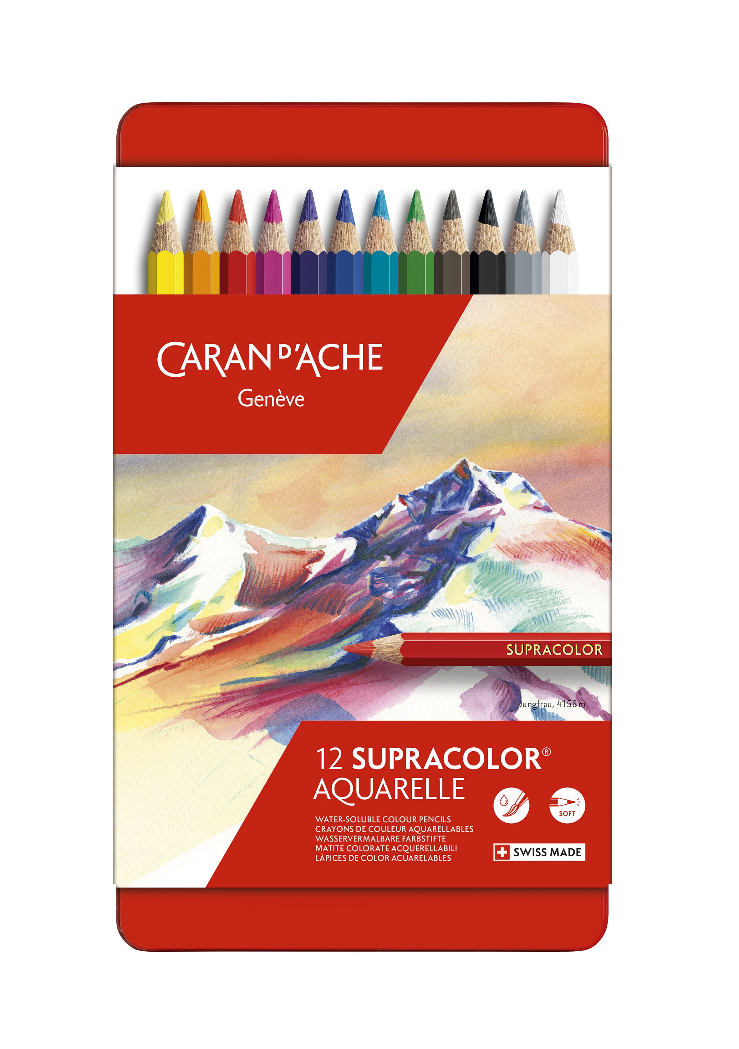 PASTELLI SUPRACOLOR CARAN D'ACHE 12PZ 3888312
