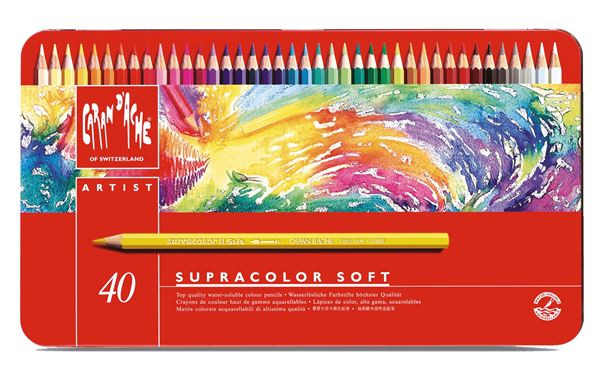 PASTELLI SUPRACOLOR CARAN D'ACHE 40PZ 3888340