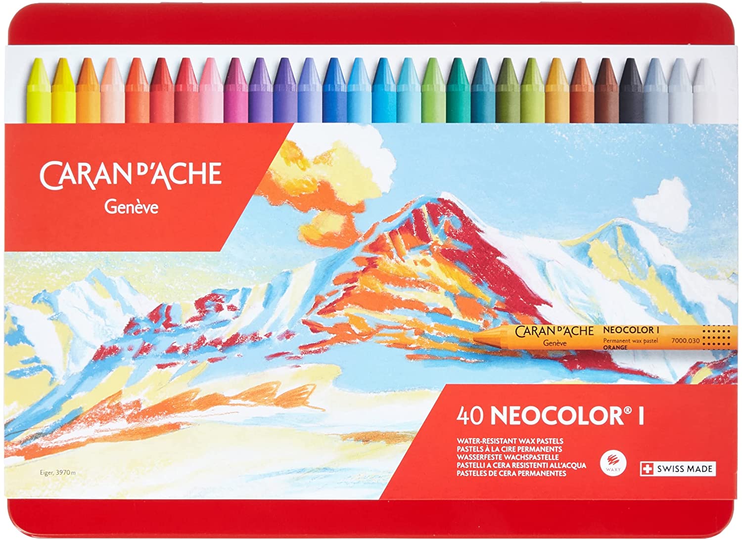 PASTELLI NEOCOLOR CARAN D'ACHE 40PZ 7500340