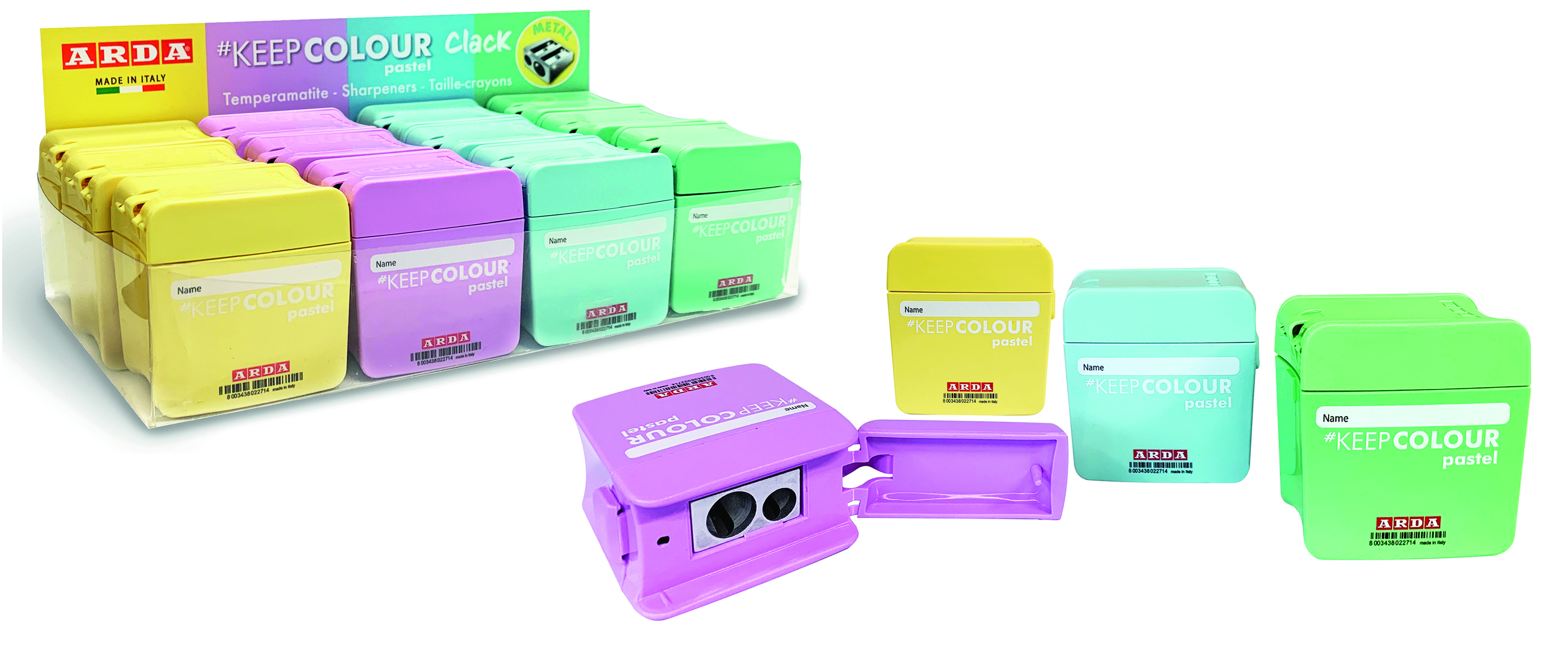 TEMPERAMATITE 2 FORI KEEP COL. PASTEL 12PZ TE800KCPSC