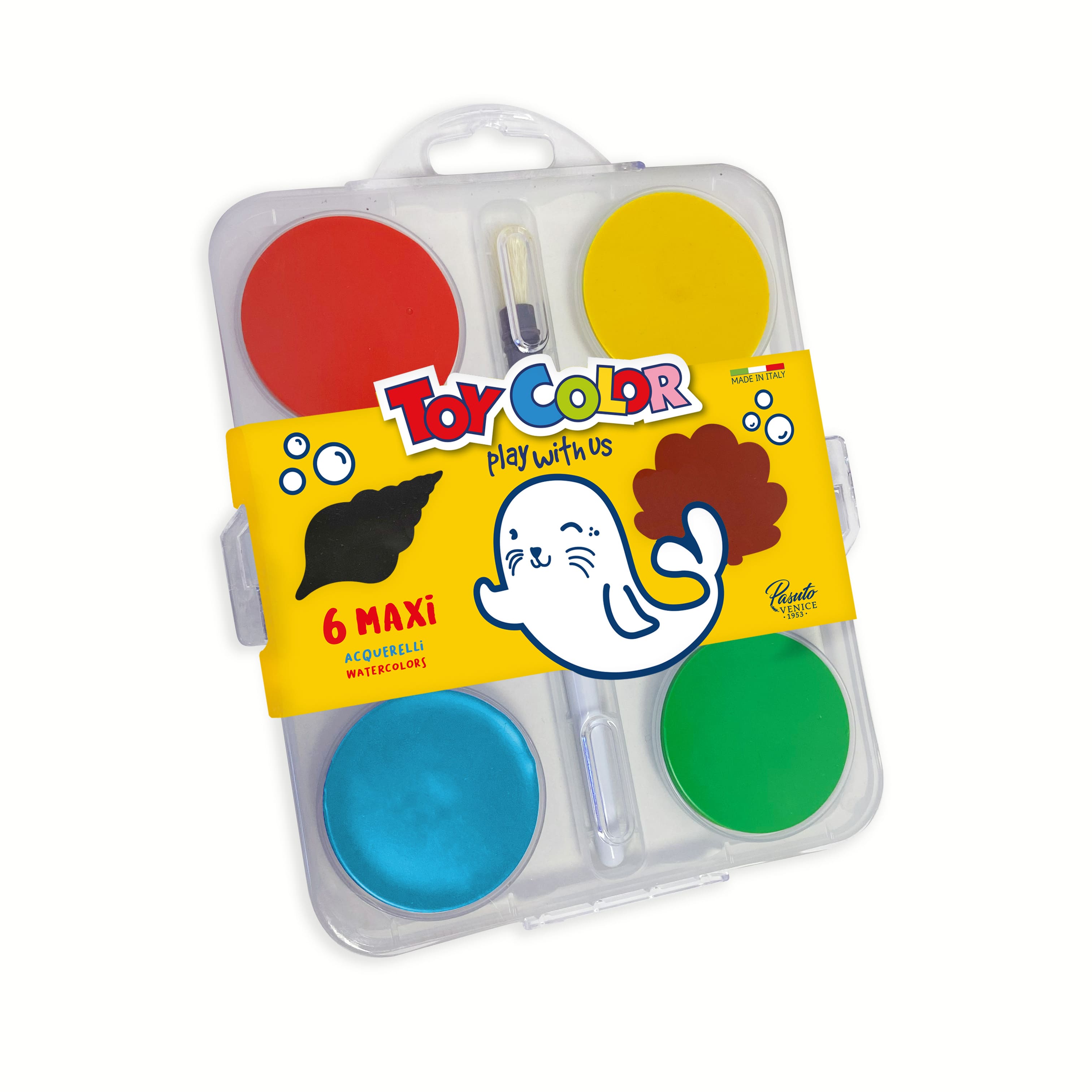 ACQUARELLONE 6 PASTIGLIE DIAM.55 0798.BLU.TOY