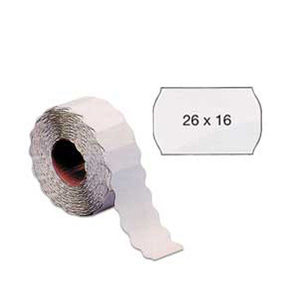 ETICHETTE PREZZATRICE 26X16 BIANCO RIMOVIBILE X350PMC2616RIM