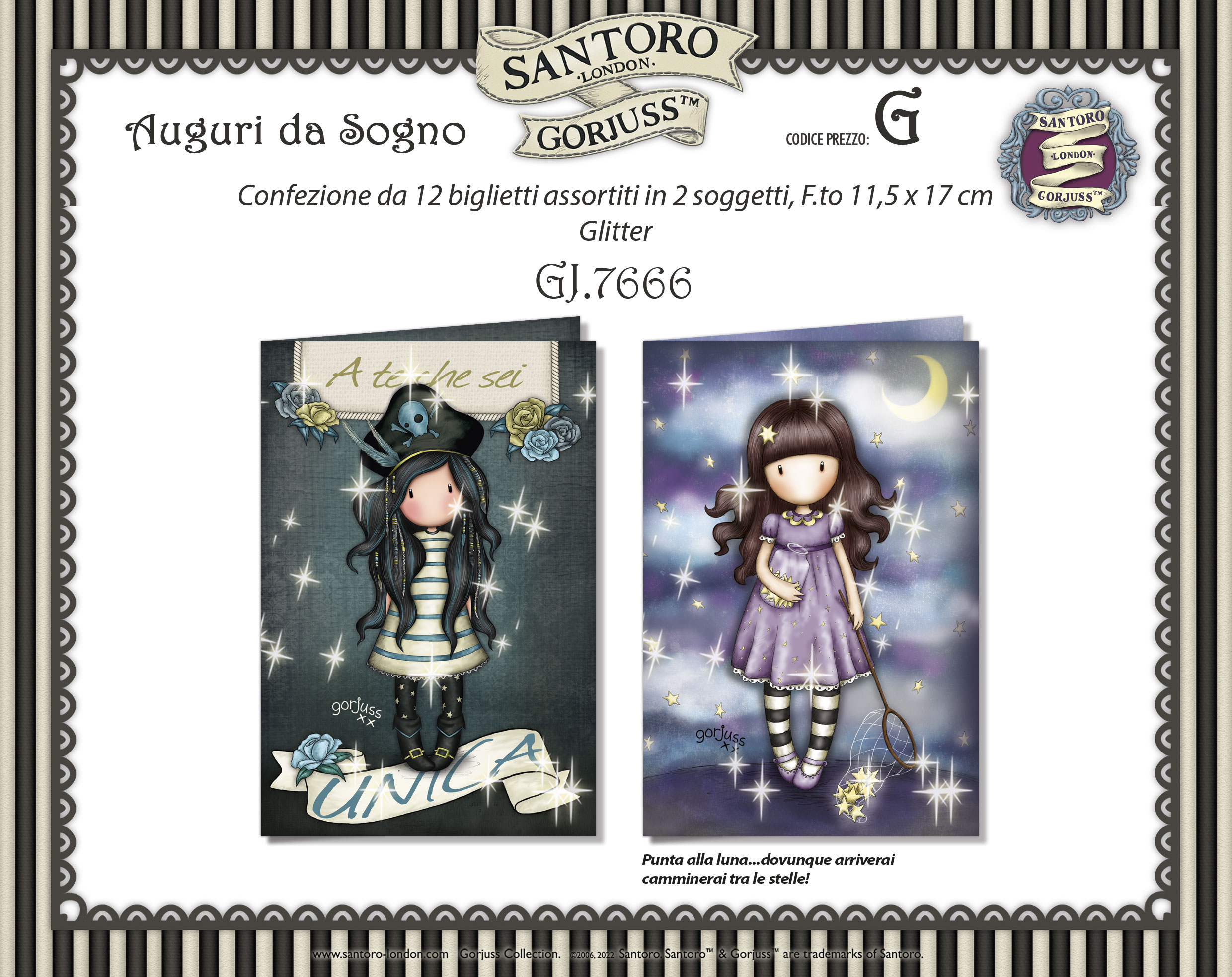 SHOPPER NATALE ASSORTITE MISURA "M" NT