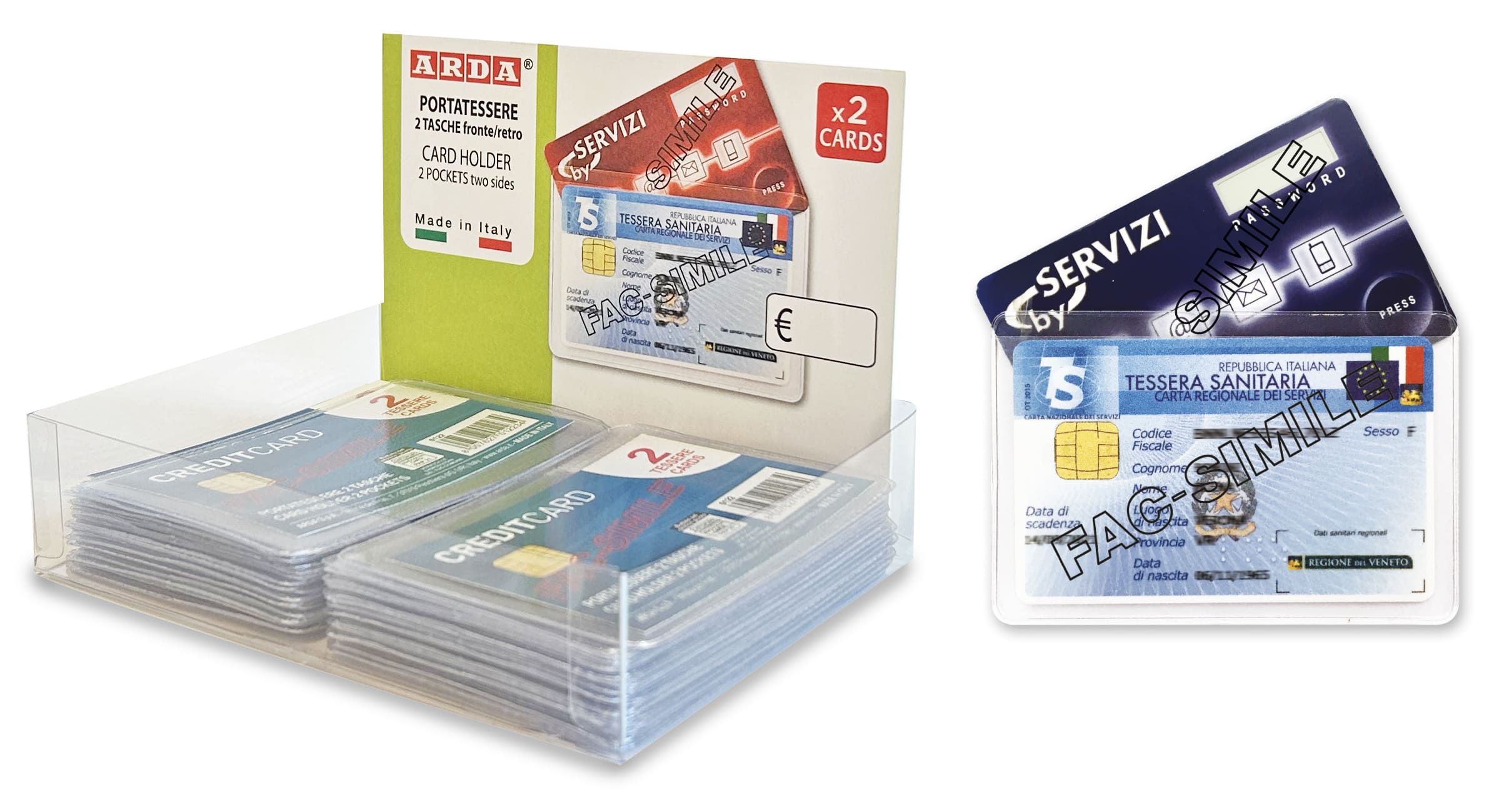 PORTA TESSERE 2 TASCHE 0122EXP0000