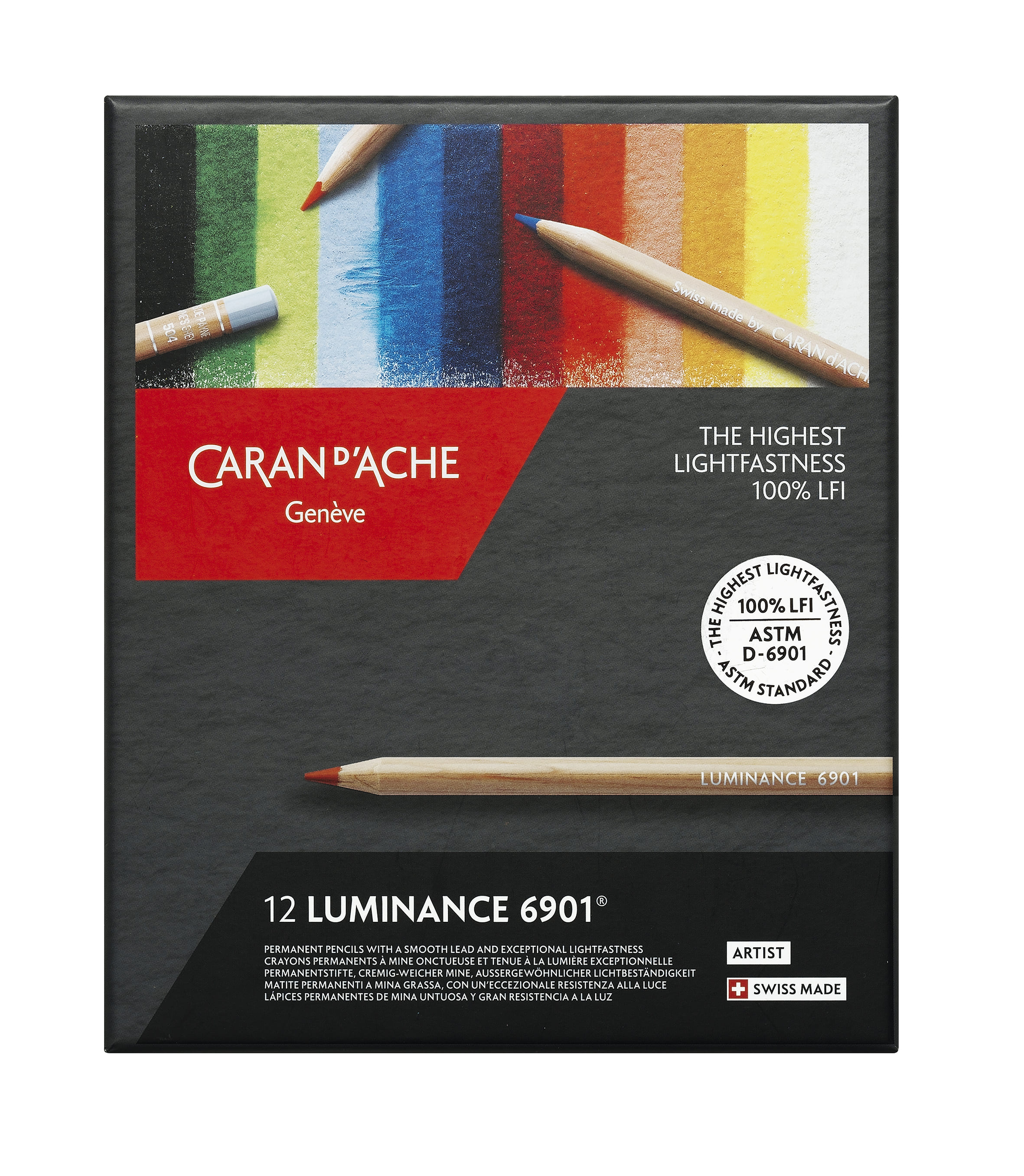 PASTELLI LUMINANCE 6901 CARAN D'ACHE 12PZ 6901712