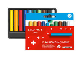 PASTELLI A CERA ACQUERELLABILI CARAN D'ACHE 10PZ 7502810