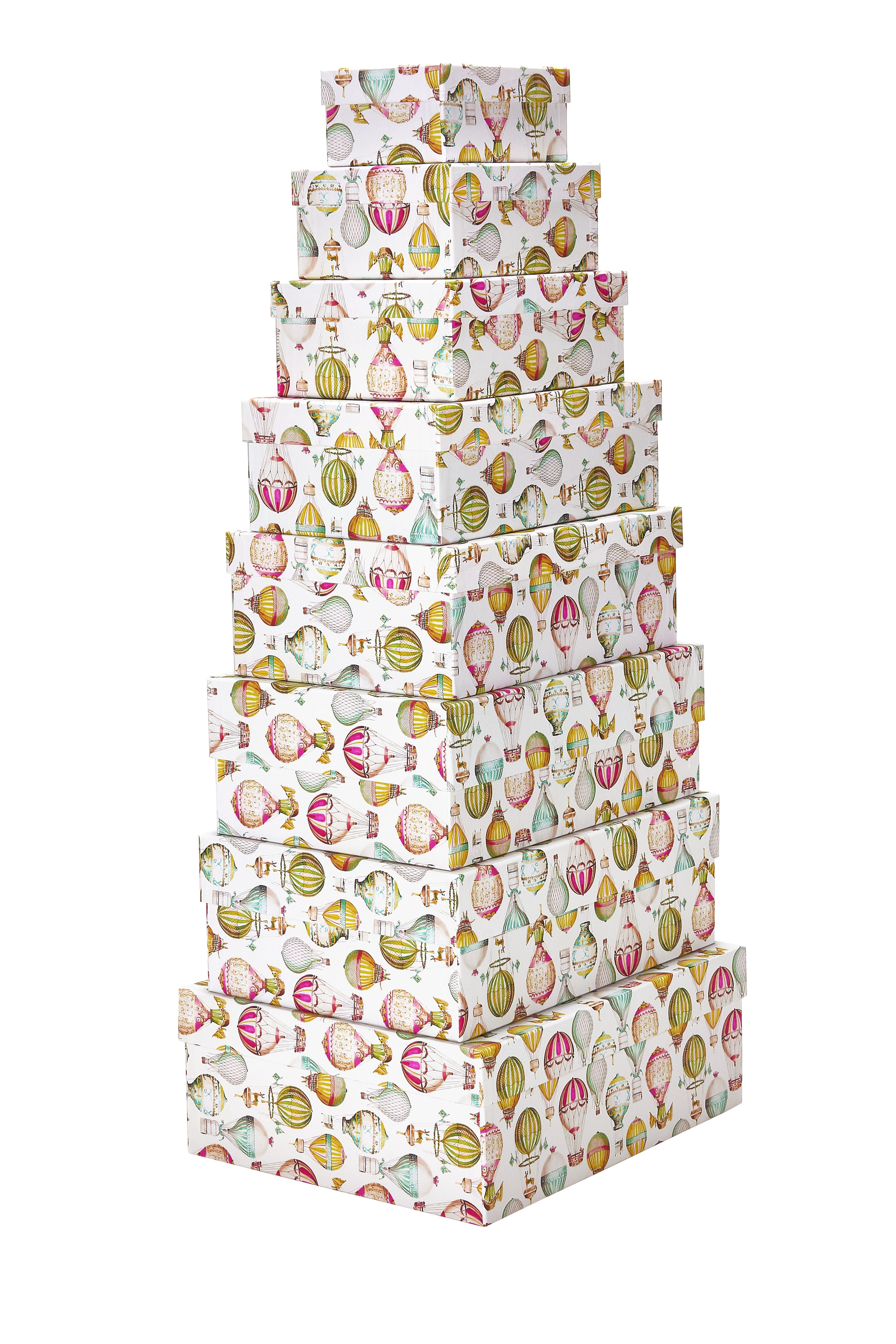 SET 8 SCATOLE MONGOLFIERA 90129