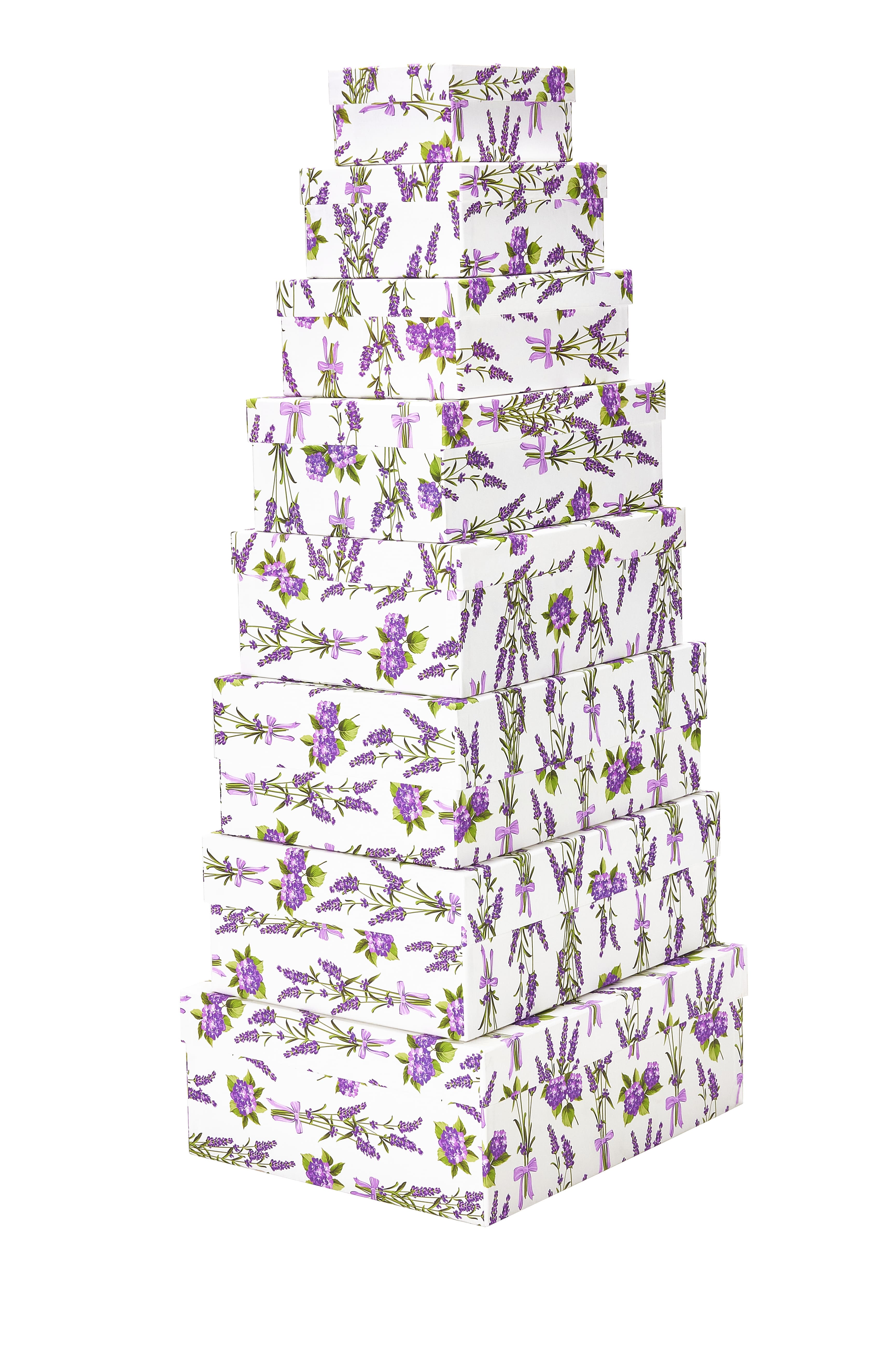 SET 8 SCATOLE LAVANDA 90136